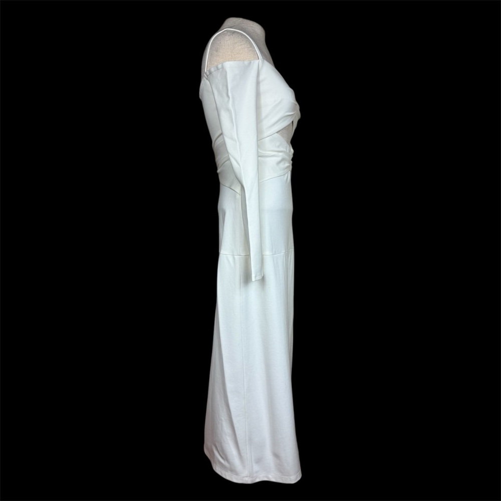 Alexis ‘Elisabet’ Elegant Cut-Out Side Slit Midi Dress in Off White Size Small - Picture 11 of 15